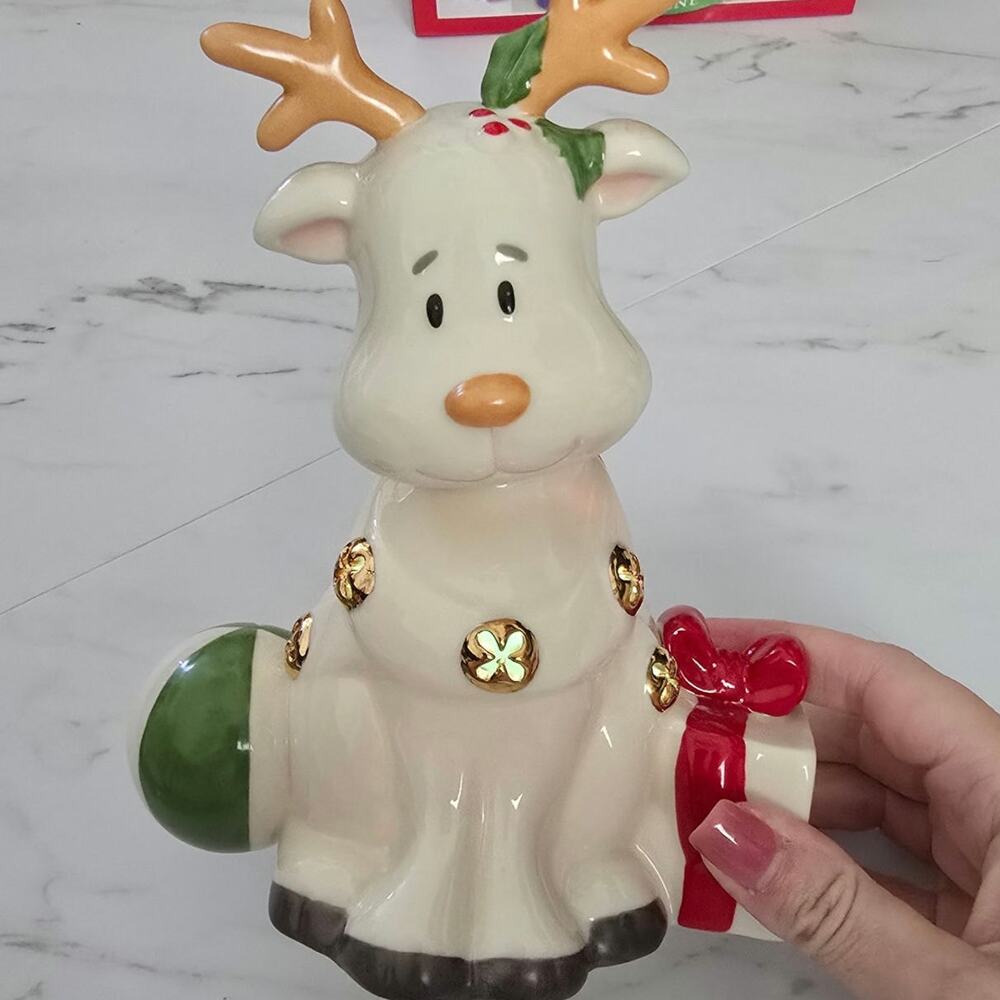 New Lenox Raindeer North Pole Sparkle Light Up Figuren